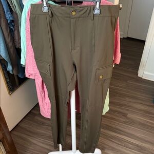 HALARA Olive Women's Straight Leg Cargo Pants